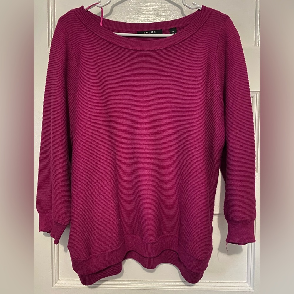 Cyrus Magenta Sweater